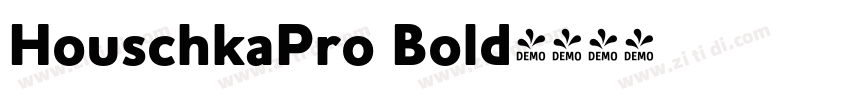 HouschkaPro Bold字体转换